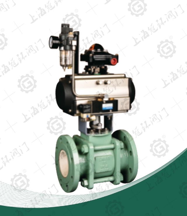 Pneumatic ceramic ball valve