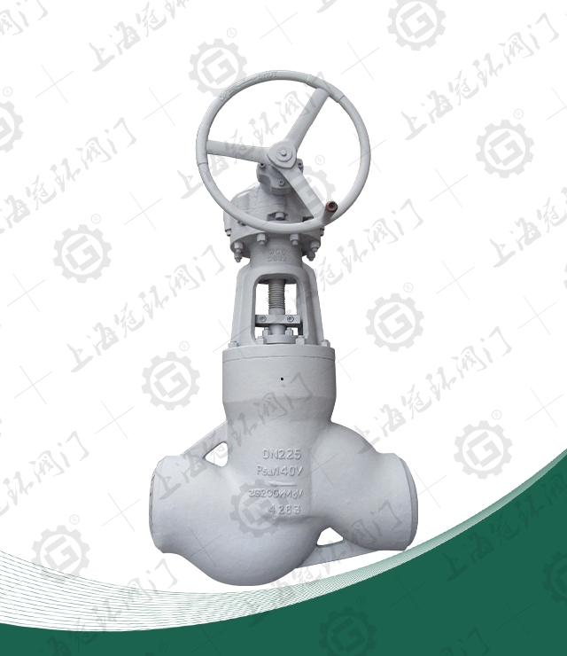 High temperature and high pressure power station stop valve
