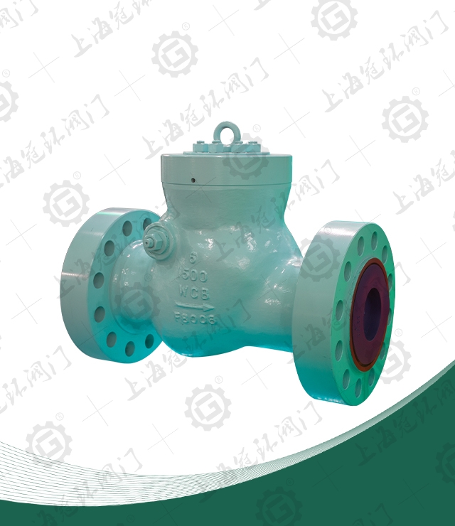 High pressure flange check valve